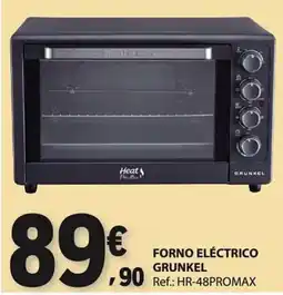 E.Leclerc forno eléctrico grunkel promoção