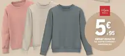 E.Leclerc TiiSaia Basics Sweat Adulto promoção