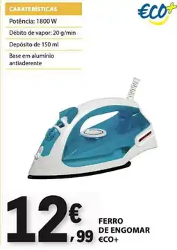 E.Leclerc ferro de engomar eco+ promoção