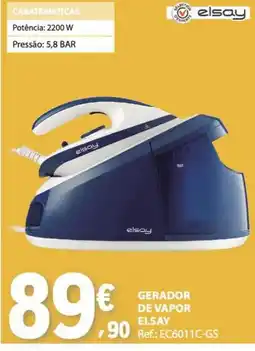 E.Leclerc gerador de vapor elsay promoção