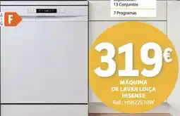 E.Leclerc máquina de lavar loiça hisense promoção