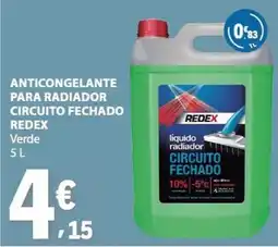 E.Leclerc Anticongelante para radiador re dex verde promoção