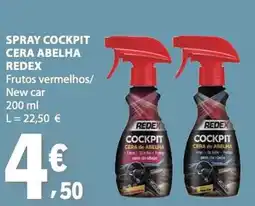 E.Leclerc Spray cockpit cera abelha redex promoção