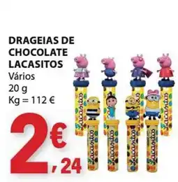 E.Leclerc Dragoeias de chocolate lacasitos promoção