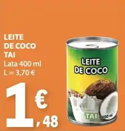 E.Leclerc Leite de coco tai promoção