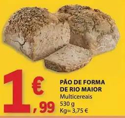 E.Leclerc Pão de forma de rio maior multicereais promoção