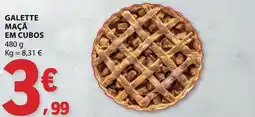 E.Leclerc Galette maçã em cubos promoção