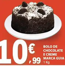 E.Leclerc Bolo de chocolate e creme marca guia promoção