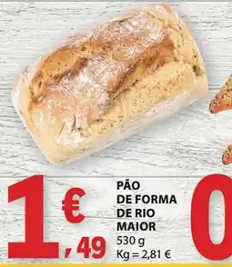 E.Leclerc pão de forma de rio maior promoção