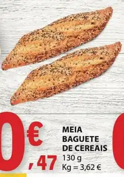 E.Leclerc Meia baguete de cereais promoção