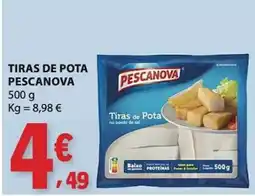 E.Leclerc Tiras de pota pescanova promoção
