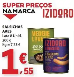E.Leclerc Salsichas aves izidoro promoção