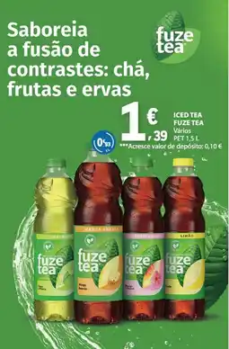 E.Leclerc fuze tea iced tea promoção