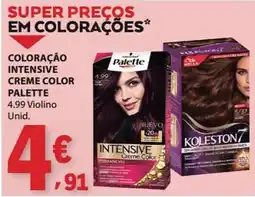 E.Leclerc Palette coloração intensive creme color palette 4.99 violino promoção