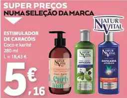 E.Leclerc estimulador de caracóis coco e karité natur vital promoção