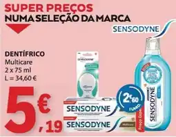 E.Leclerc Dentífrico Sensodyne Multicare promoção