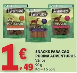 E.Leclerc Snacks para cão purina adventuros promoção