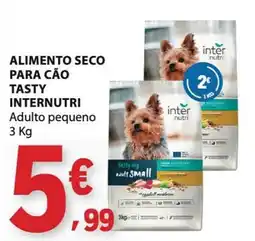 E.Leclerc alimento seco para cão tasty internutri adulto pequeno promoção