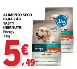 E.Leclerc alimento seco para cão tasty inernutri energy promoção