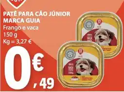 E.Leclerc Patê para cão júnior marca guia promoção