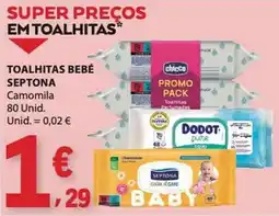 E.Leclerc toalhitas bebé septona promoção
