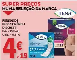 E.Leclerc Pensos de incontinência discreet promoção