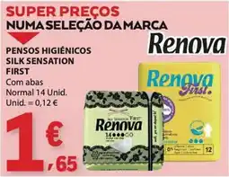 E.Leclerc Pensos higiênicos silk sensation first renova promoção