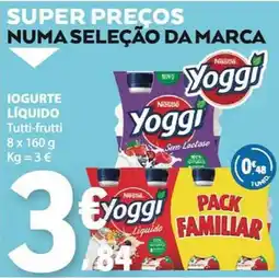 E.Leclerc Yoggi iogurte líquido promoção