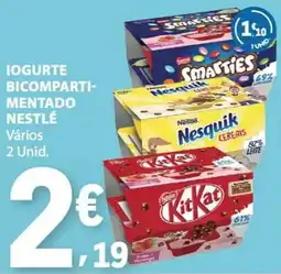 E.Leclerc Iogurte bicompartimentado nestlé promoção
