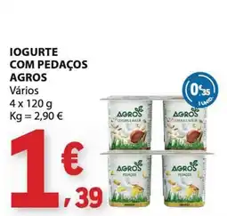 E.Leclerc Iogurte com pedaços agros promoção