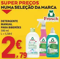 E.Leclerc Detergente manual para biberões frosch promoção