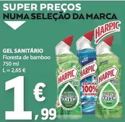 E.Leclerc Harpic gel sanitário floresta de bamboo promoção