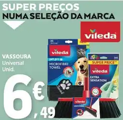 E.Leclerc Vassoura universal vileda promoção