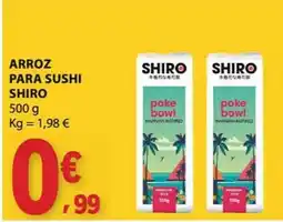 E.Leclerc Arroz para sushi shiro promoção
