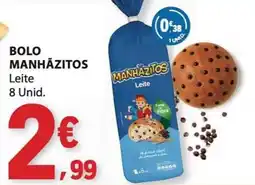 E.Leclerc Bolo manhazitos leite promoção