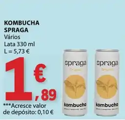 E.Leclerc kombucha spraga promoção