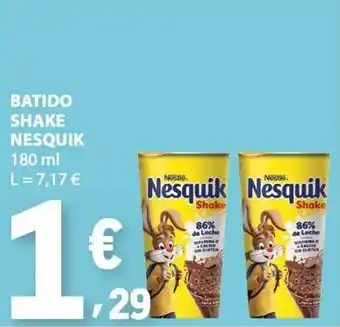 E.Leclerc batido shake nesquik promoção