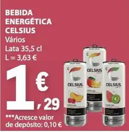 E.Leclerc Bebida energética celsius promoção