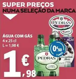 E.Leclerc Água com gás pedras promoção