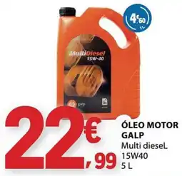 E.Leclerc Óleo motor galp mult diesel promoção