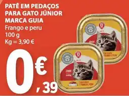 E.Leclerc Patê em pedaços para gato júnior marca guia promoção