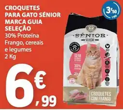 E.Leclerc Croquetes para gato sénior marca guia seleção promoção