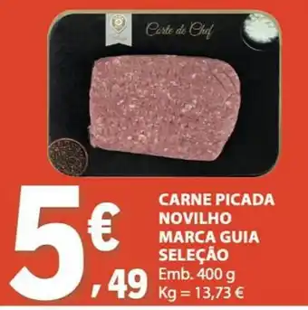 E.Leclerc Carne picada novilho marca guia seleção promoção