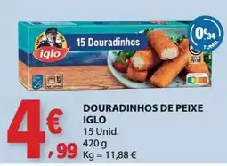 E.Leclerc douradinhos de peixe iglo promoção
