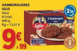 E.Leclerc Hambúrgueres iglo vaca promoção