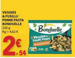 E.Leclerc bonduelle veggies & fusilli pasta promoção