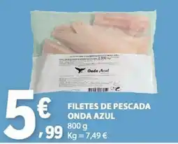 E.Leclerc filetes de pescada onda azul promoção