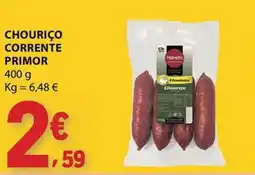 E.Leclerc chouriço corrente primor promoção