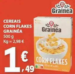 E.Leclerc Cereais corn flakes grainéa promoção