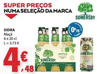 E.Leclerc Somersby sidra maçã promoção